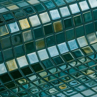 Glass mosaic tile Esmeralda from Ezarri