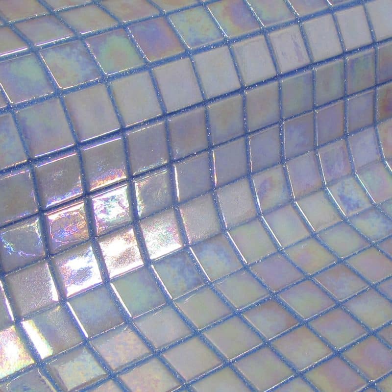 Glow in the dark mosaic tile for swimming pools.