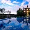 Glow in the dark tiles in swimming pool with epoxy grout Starlike Evo