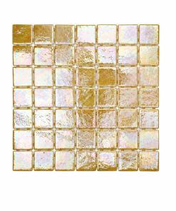 Ambar Golden Amber Iridescent Glass Mosaic Pool Tile – Iridescent Collection