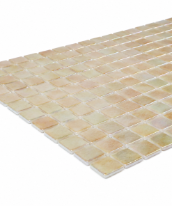 Arena Golden Beige Iridescent Glass Mosaic Pool Tile – Iridescent Collection