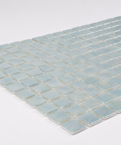 Coral Light Aqua Blue Iridescent Glass Mosaic Pool Tile – Iridescent Collection