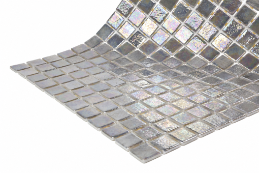 Cuarzo glass mosaic pool tile