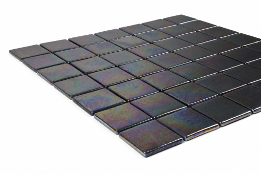 Ebano glass mosaic pool tile