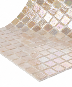 Nacar Pink Pearl Iridescent Glass Mosaic Pool Tile – Iridescent Collection