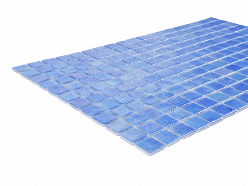 Ocean Deep Blue Iridescent Glass Mosaic Tile for Pools – Iridescent Collection