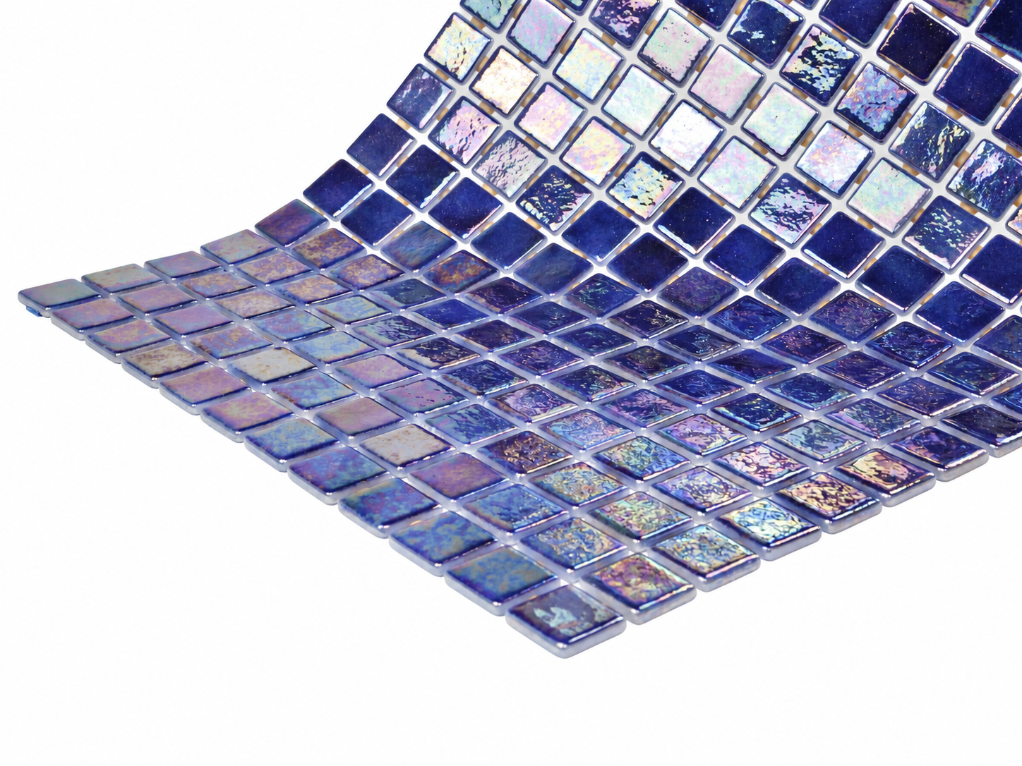 Zafiro 25 mm glass mosaic pool tile