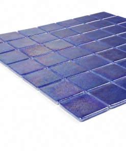 Zafiro Sapphire Blue Iridescent Glass Mosaic Pool Tile – Iridescent Collection