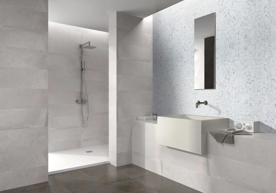 Glass mosaic tile for bathroom