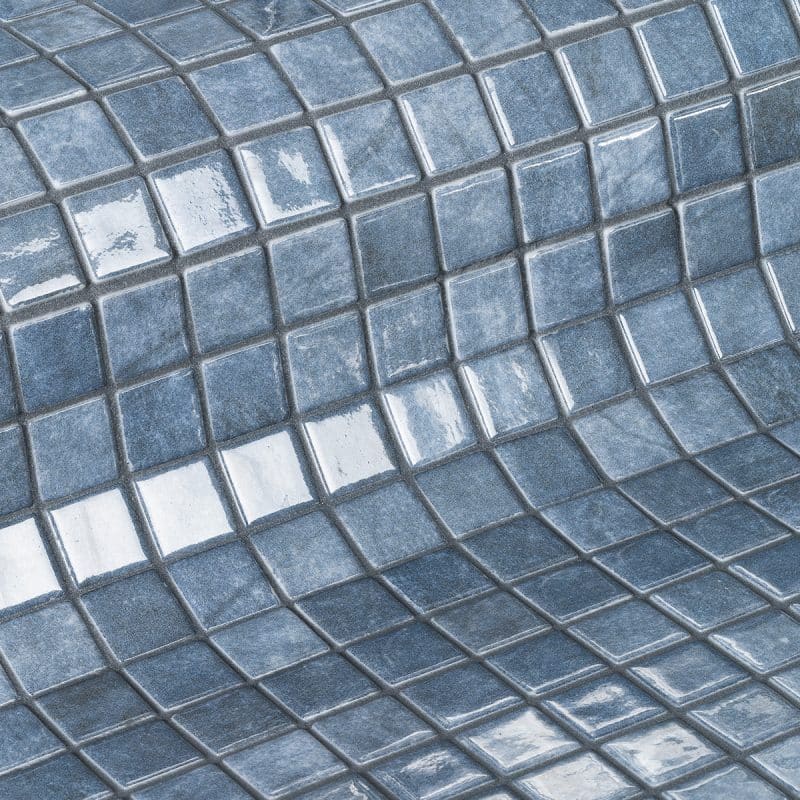 glass mosaic tile lapis by Ezarri