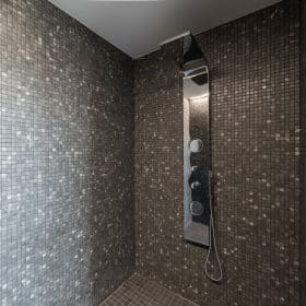 Glass mosaic tile for bathroom