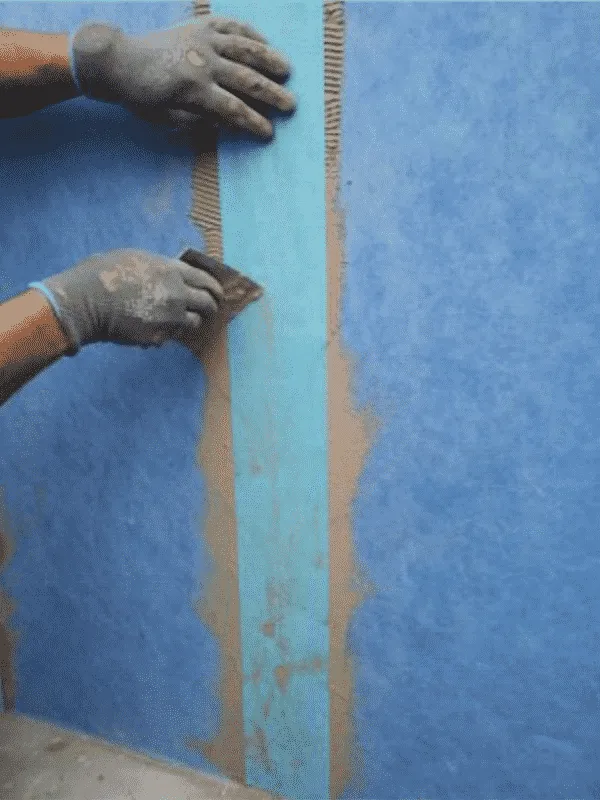 Installation steps of pool tile on steel pools