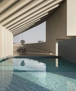 Alternative view of DOLERITE GOLD - Pool Tile