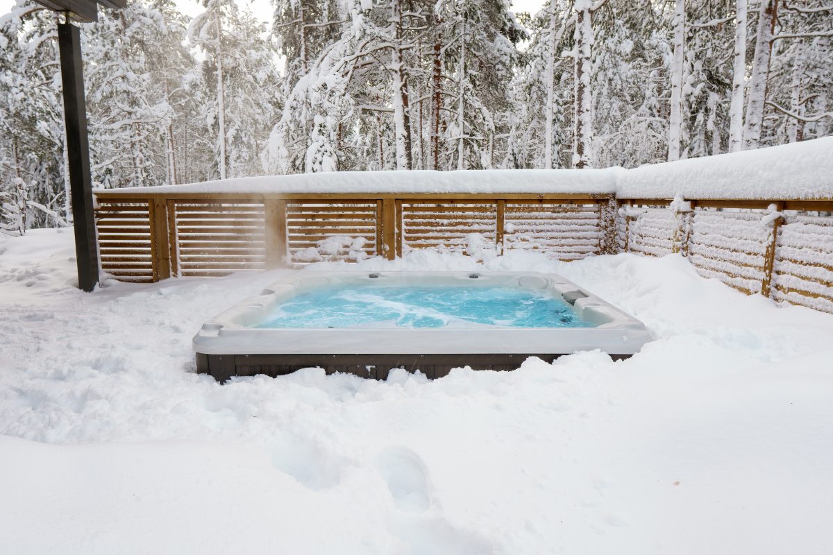 hot tub winter prep