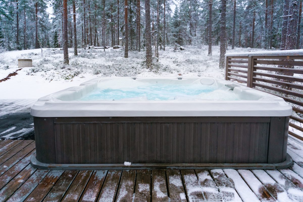 hot tub winter prep