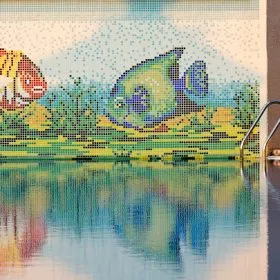 mosaic pool tiles