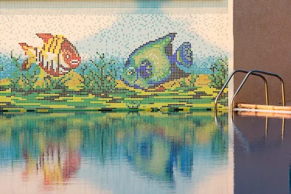 mosaic pool tiles