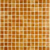 Amber Niebla glass mosaic pool tile