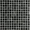 Charcoal Niebla glass mosaic pool tile