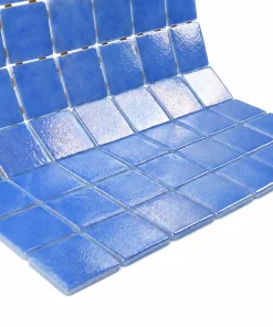 Ocean Deep Blue Iridescent Glass Mosaic Tile for Pools – Iridescent Collection