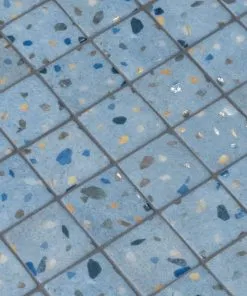 Terrazzo Sea 50 mm glass mosaic pool tile