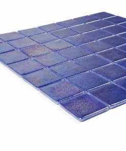 Zafiro Sapphire Blue Iridescent Glass Mosaic Pool Tile – Iridescent Collection