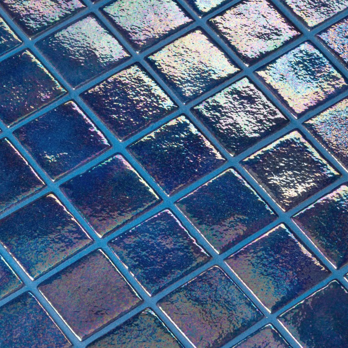 Zafiro 50 mm glass mosaic pool tile